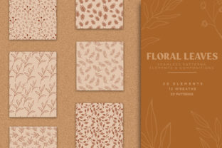 Floral Leaves Graphics for Local Business Branding