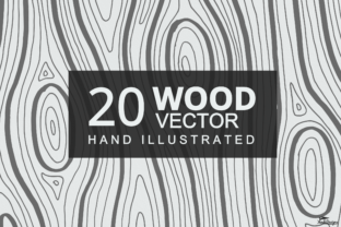 Hand Illustrated Wood Texture Vector for Creative Design