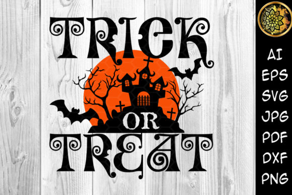 Happy Halloween Trick or Treat SVG for Creative Design Projects