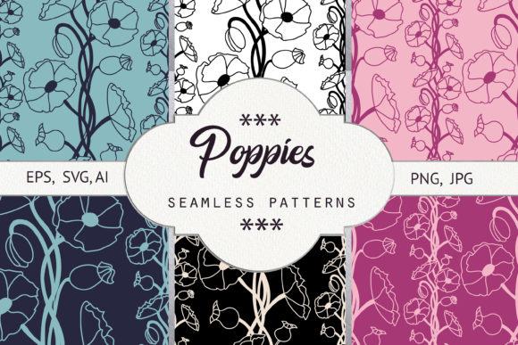 Poppies Seamless Pattern Review