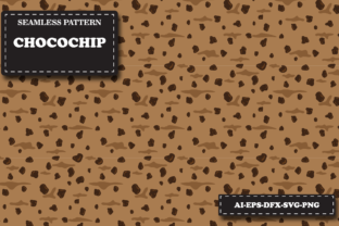 Seamless Patterns Chocochip Graphic