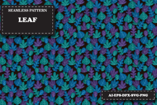 Seamless Patterns Leaf Graphic for Modern Design