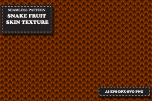 Seamless Patterns Snake Fruit Graphics