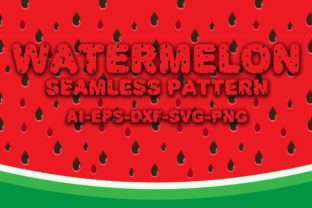 Seamless Patterns Watermelon Graphics