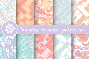 Seamless Romantic Patterns for Blog and Website Graphics