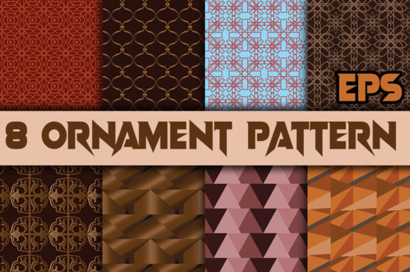 Unique Seamless Pattern from Ornament for Branding and Graphics