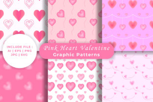 Valentine’s Day Heart Seamless Patterns for Branding and Marketing