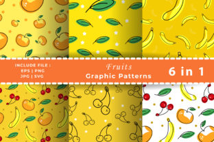 Yellow Fruits Graphics for Crafting